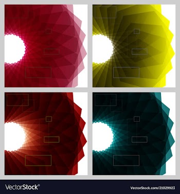 Abstract bright technology circles background vector image
