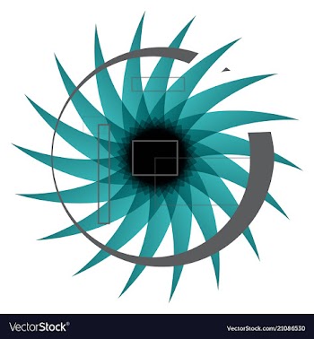 Abstract bright technology circles background vector image