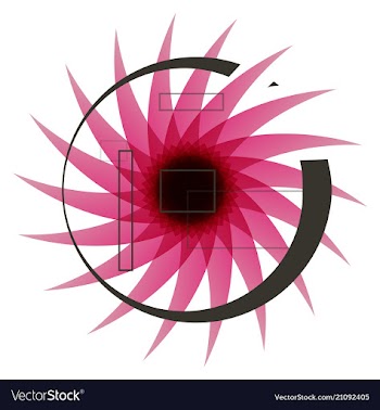 Abstract bright technology circles background vector image