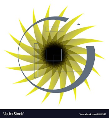 Abstract bright technology circles background vector image