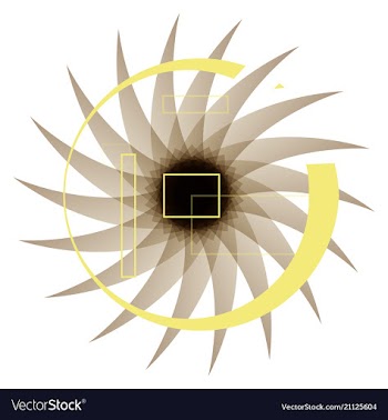 Abstract bright technology circles background vector image