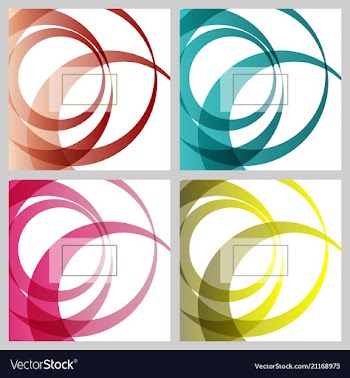 Abstract bright technology circles background vector image