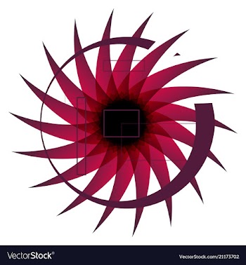 Abstract bright technology circles background vector image