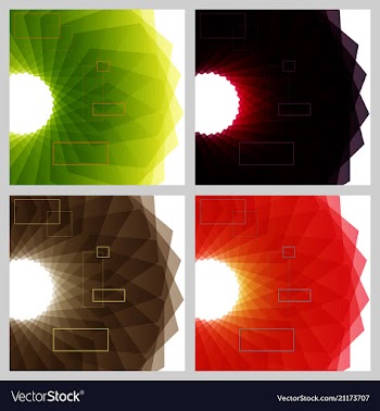 Abstract bright technology circles background vector image