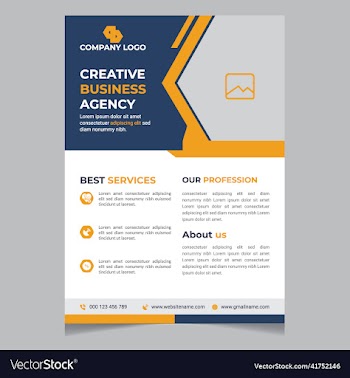 abstract brochure design flyer business