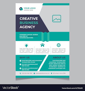 abstract brochure design flyer business