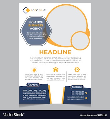 abstract brochure design flyer business