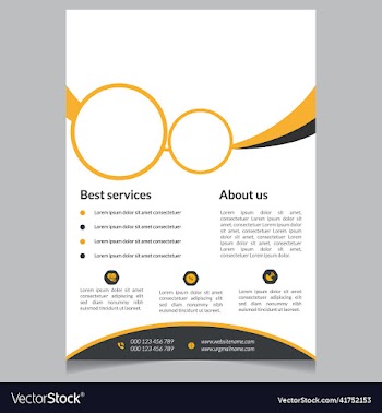 abstract brochure design flyer business