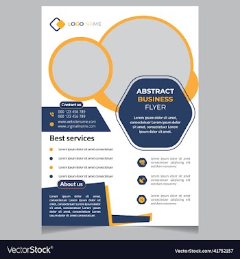 abstract brochure design flyer business