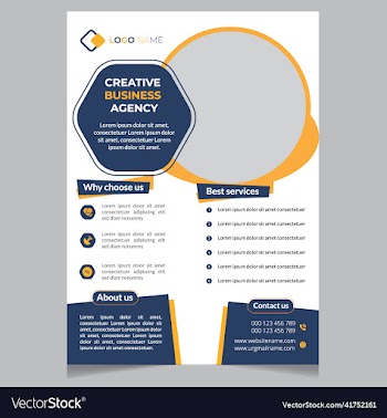 abstract brochure design flyer business