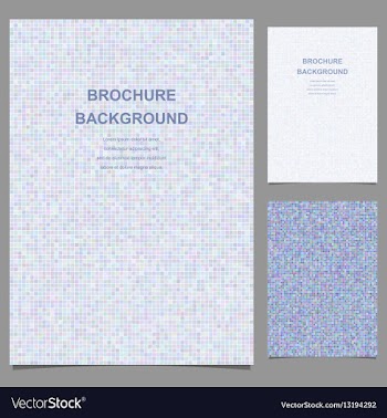 Abstract brochure template design vector image