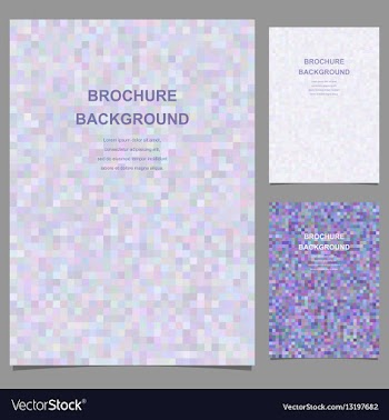 Abstract brochure template design vector image