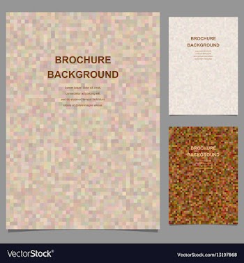 Abstract brochure template design vector image