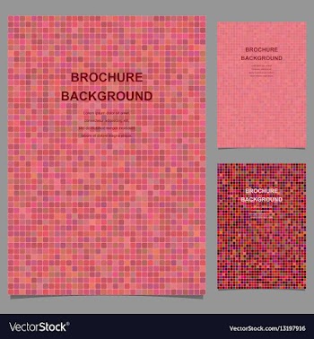 Abstract brochure template design vector image