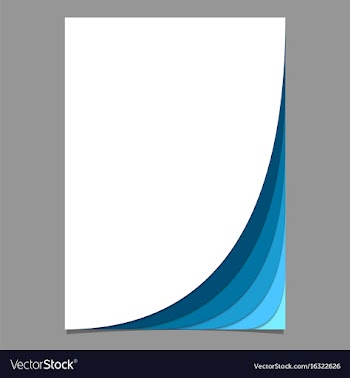 Abstract brochure template from curved stripes vector image
