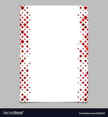 Abstract brochure template from red diagonal vector image
