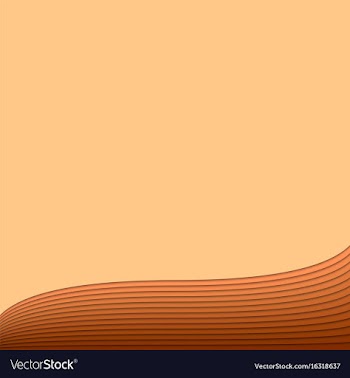 Abstract brown background from curved stripes vector image