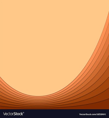 Abstract brown background from curved stripes vector image