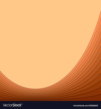 Abstract brown background from curved stripes vector image
