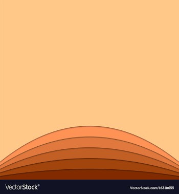 Abstract brown background from curved stripes vector image