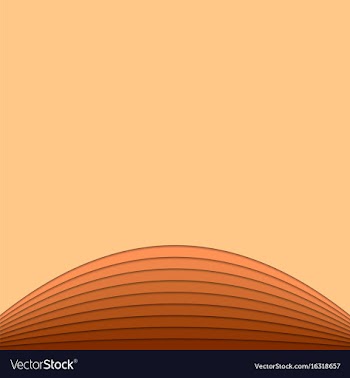 Abstract brown background from curved stripes vector image