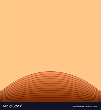 Abstract brown background from curved stripes vector image