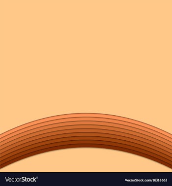 Abstract brown background from curved stripes vector image