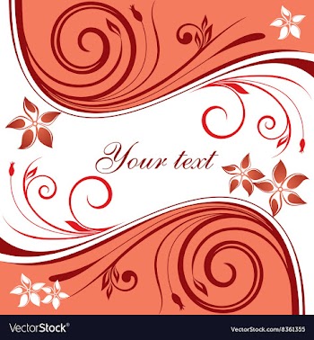 Abstract Brown Floral Background vector image