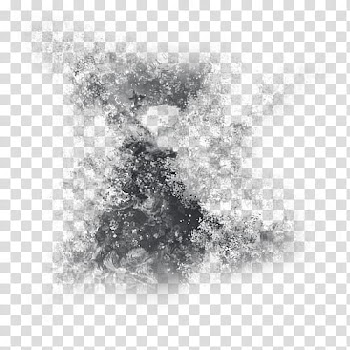 Abstract Brushes, black and gray surface transparent background PNG clipart
