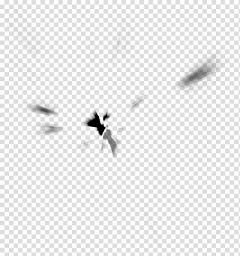 Abstract Brushes Vol , black and white abstract painting transparent background PNG clipart