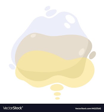 abstract bubble shapes isolated