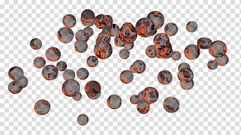 Abstract Bubbles, gray stones illustration transparent background PNG clipart