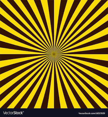Abstract burst background from radial stripes vector image