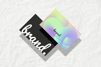 Abstract business card mockup, modern | Free PSD Mockup - rawpixel
