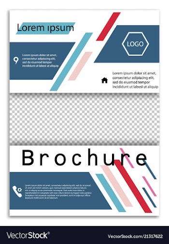 Abstract business template brochure layout cover vector image