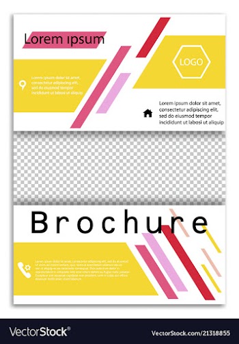 Abstract business template brochure layout cover vector image