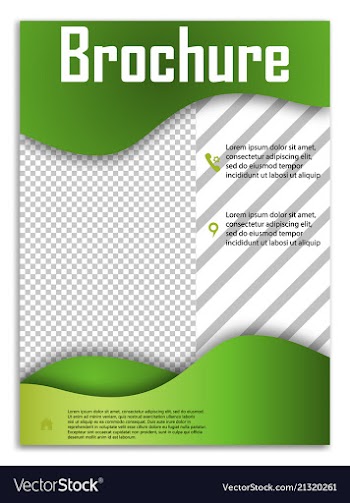 Abstract business template brochure layout cover vector image