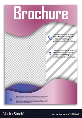 Abstract business template brochure layout cover vector image