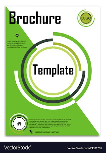 Abstract business template brochure layout cover vector image