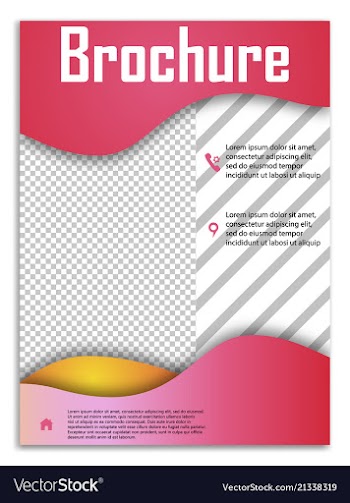 Abstract business template brochure layout cover vector image