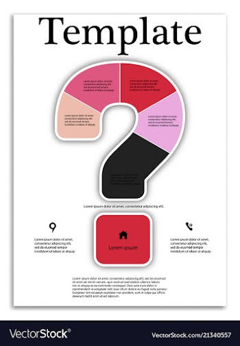 Abstract business template brochure layout cover vector image