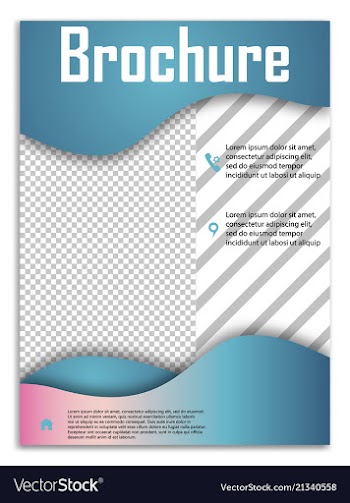 Abstract business template brochure layout cover vector image