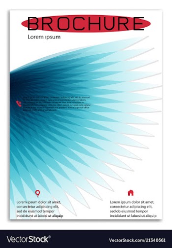 Abstract business template brochure layout cover vector image