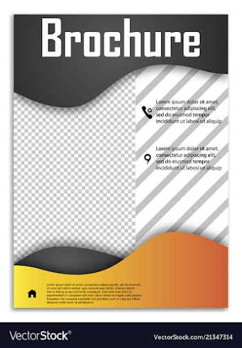 Abstract business template brochure layout cover vector image