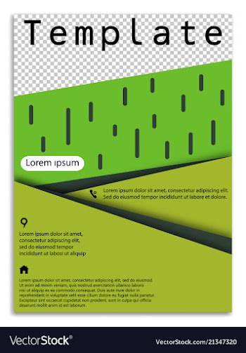 Abstract business template brochure layout cover vector image