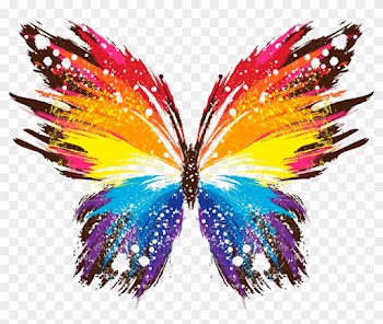 Abstract Butterfly Print - Beautiful Butterfly Painting Pillow Case