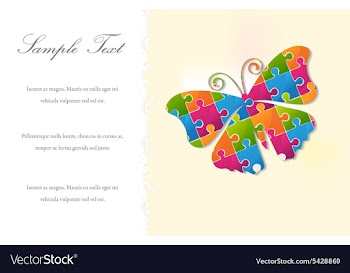 Abstract butterfly vector image