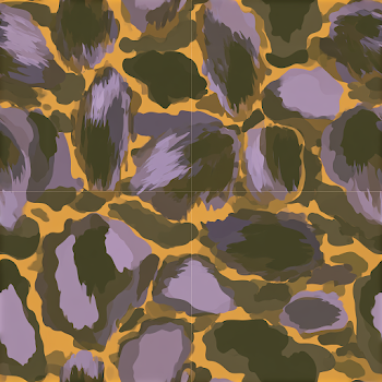 Abstract Camouflage Pattern with Organic Shapes
