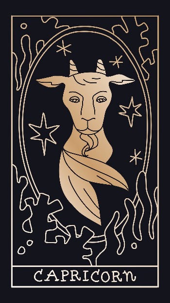Abstract Capricorn mobile phone wallpaper, | Free Vector Illustration - rawpixel