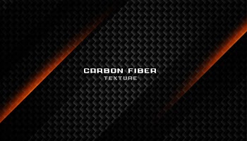 Abstract carbon fiber texture dark black Free Vector